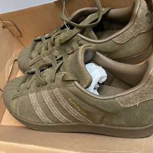 SuperStar Green Suede Shelltoe